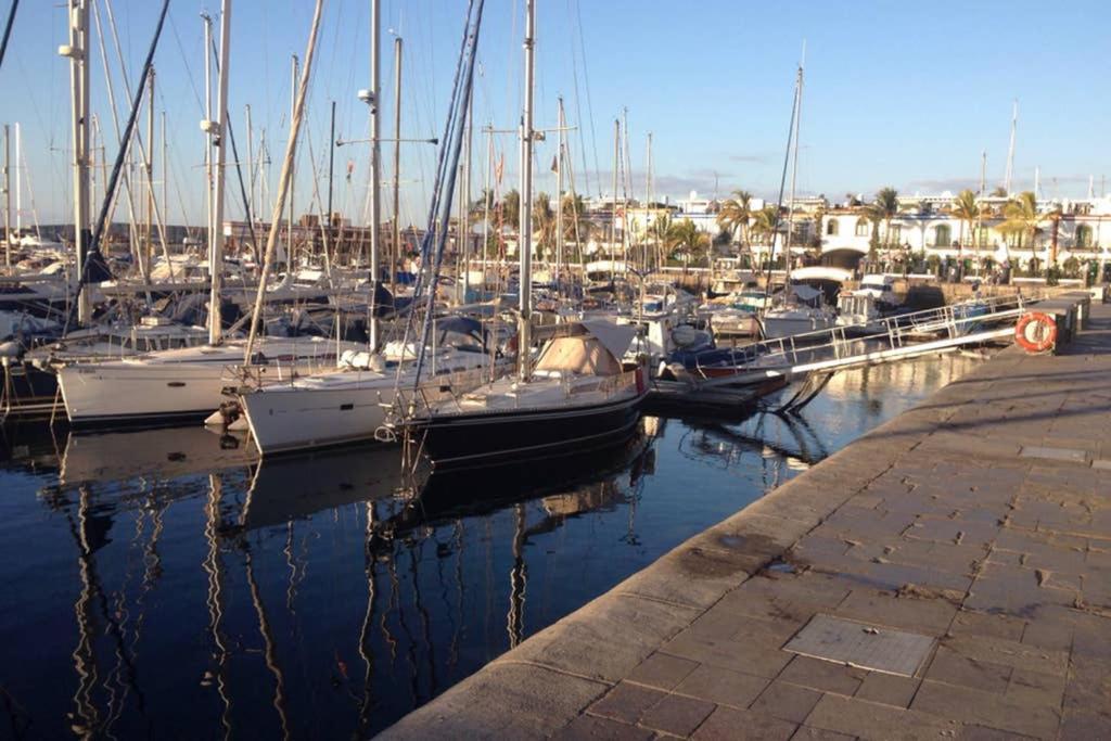 Schoene Wohnung Direkt Am Meer Mit Meerblick, Wlan ปวยร์โต เด มอแกน ภายนอก รูปภาพ