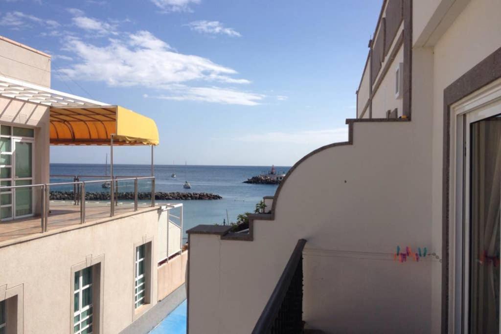 Schoene Wohnung Direkt Am Meer Mit Meerblick, Wlan ปวยร์โต เด มอแกน ภายนอก รูปภาพ